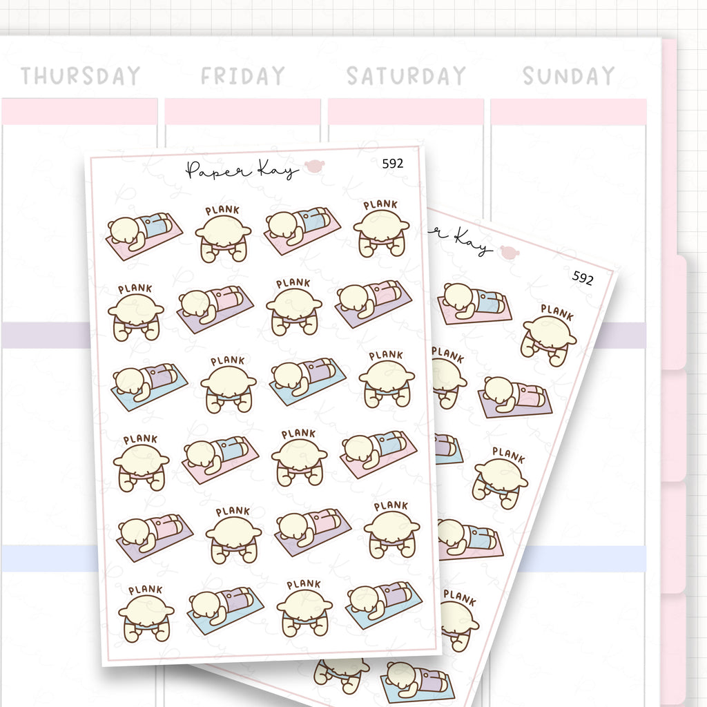 Sticker sheet product measurement.