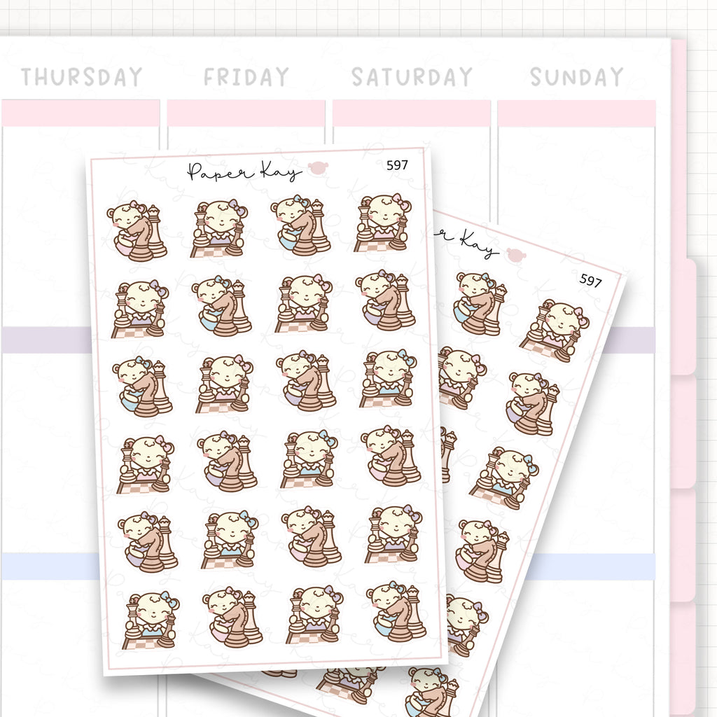 Sticker sheet product measurement.