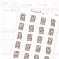 Plan with me/Haul Video Planner Sticker Sheet