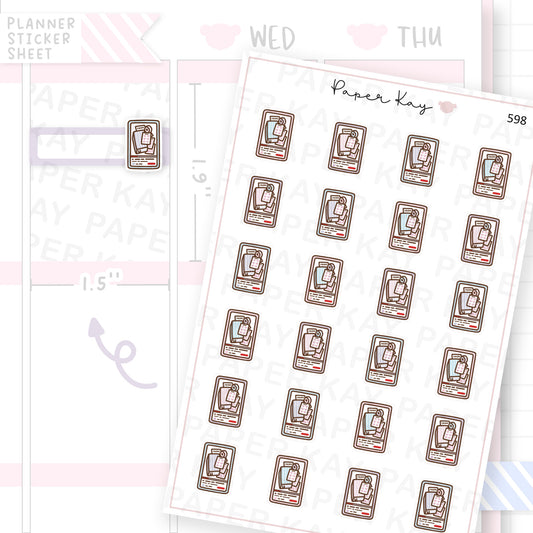 Plan with me/Haul Video Planner Sticker Sheet