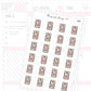 Plan with me/Haul Video Planner Sticker Sheet