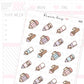DTB's Chunky Stationery Planner Sticker Sheet