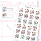 DTB's Dear Diary Planner Sticker Sheet