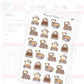 DTB Baking Cakes and Brownies Planner Sticker Sheet