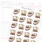 DTB with Hazelnut Spread Planner Sticker Sheet