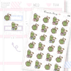 Green Juice Planner Sticker Sheet