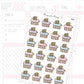 Mortgage Payment Planner Sticker Sheet