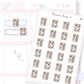 Dot the Bear Postage Label Planner Sticker Sheet