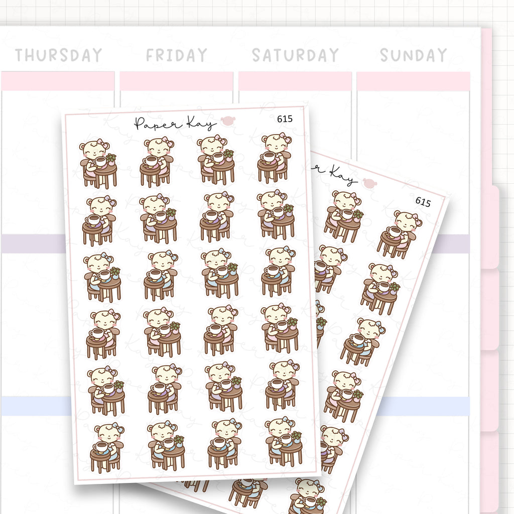 Sticker sheet product measurement.