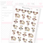 DTB Cheerleading Planner Sticker Sheet