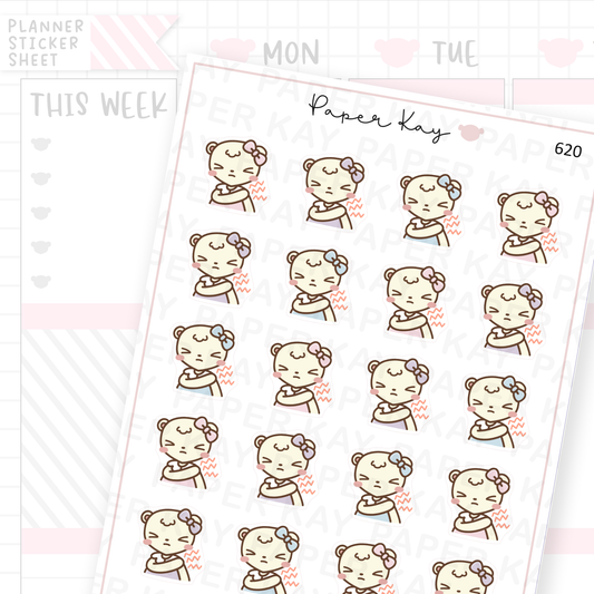 DTB with Shoulder Pain Planner Sticker Sheet