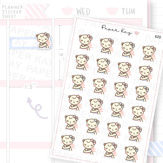 DTB with Shoulder Pain Planner Sticker Sheet
