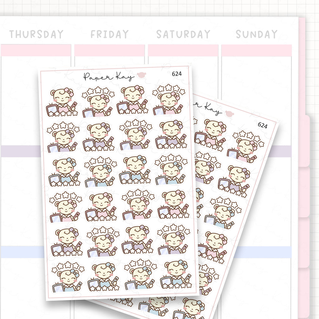 Sticker sheet product measurement.
