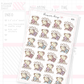 Book Rating Planner Sticker Sheet