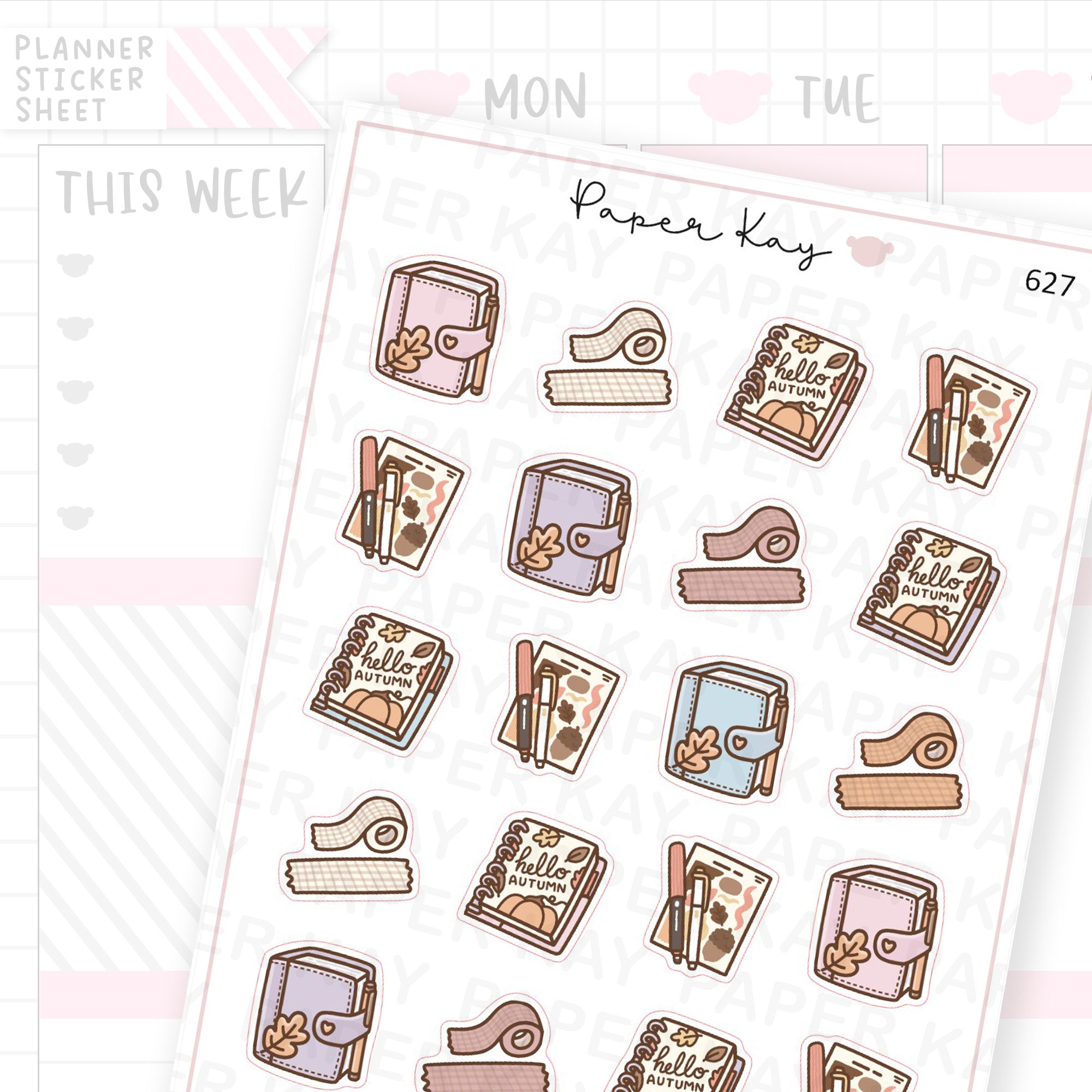 Autumn Planner Things Planner Sticker Sheet