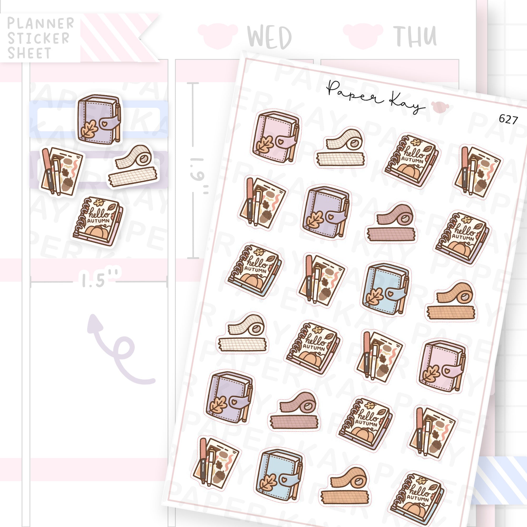 Autumn Planner Things Planner Sticker Sheet