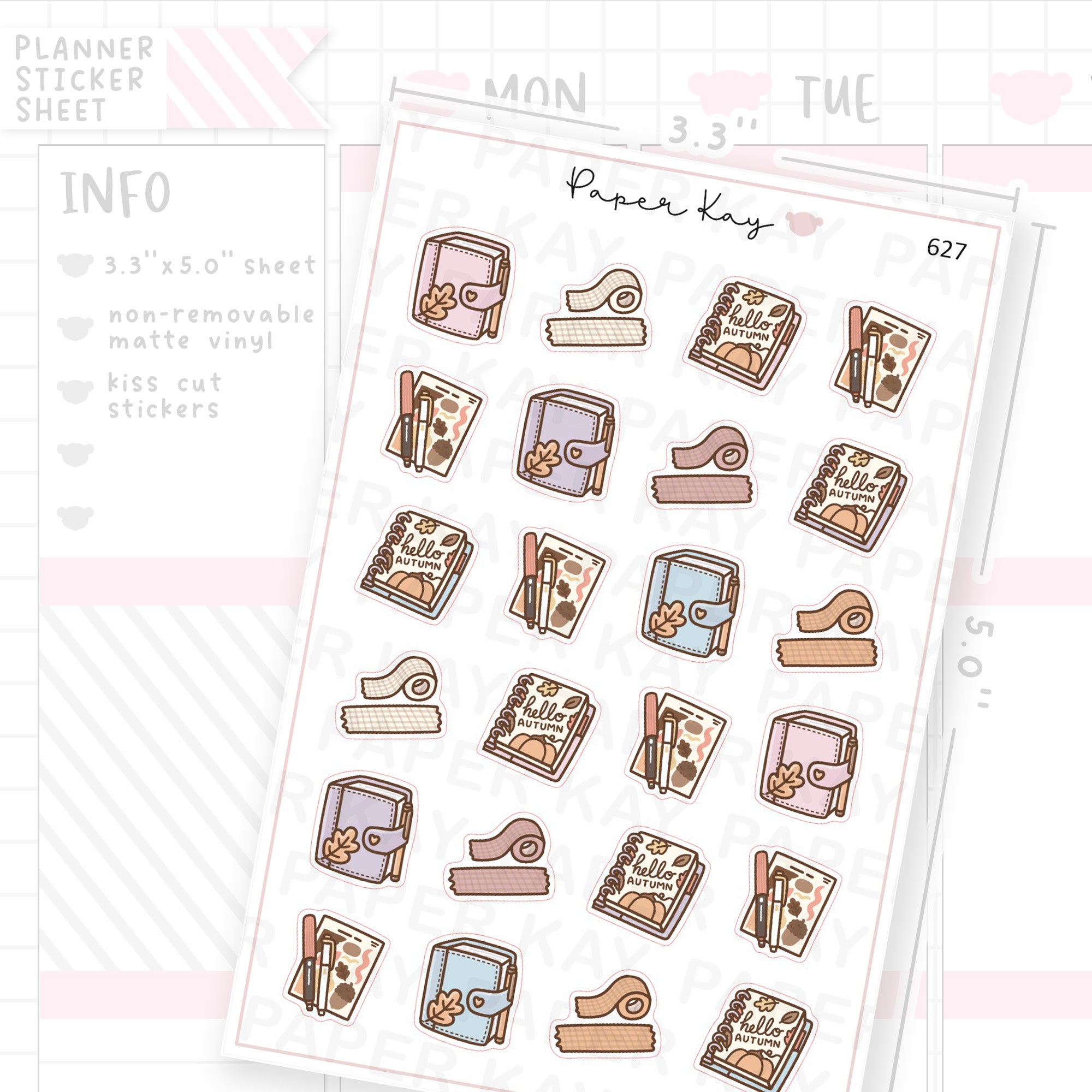 Autumn Planner Things Planner Sticker Sheet