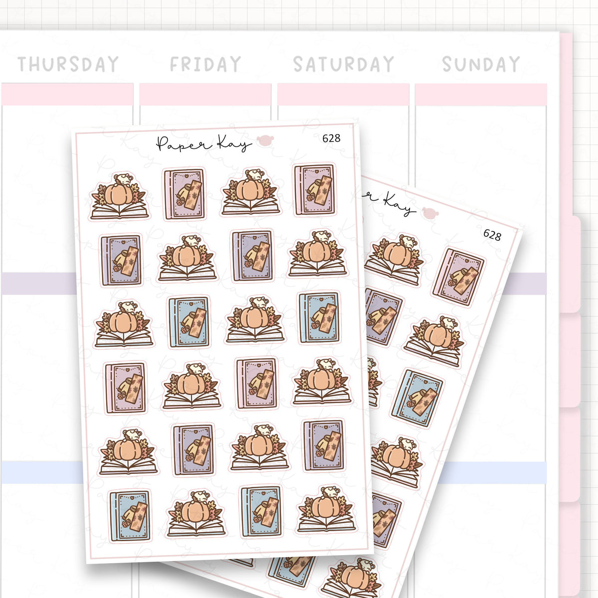 Sticker sheet product measurement.