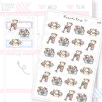 Winter Cleaning Planner Sticker Sheet