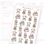 Autumnal Dot the Bear Planner Sticker Sheet