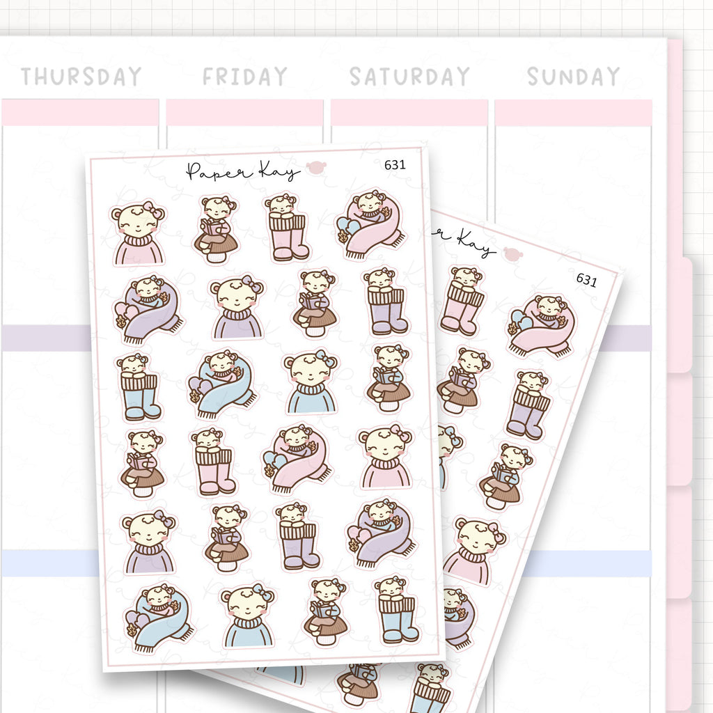 Sticker sheet product measurement.