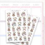 Sticker sheet product measurement.