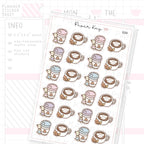 Autumn Coffee Planner Sticker Sheet