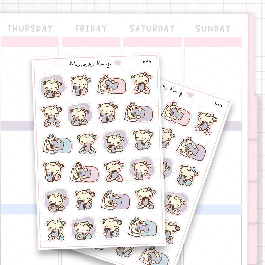 Sticker sheet product measurement.