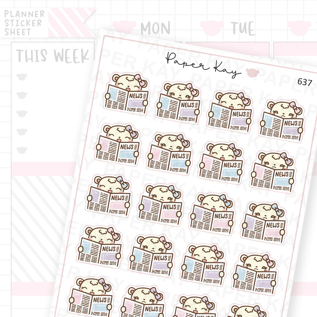 Good/Sad News Planner Sticker Sheet