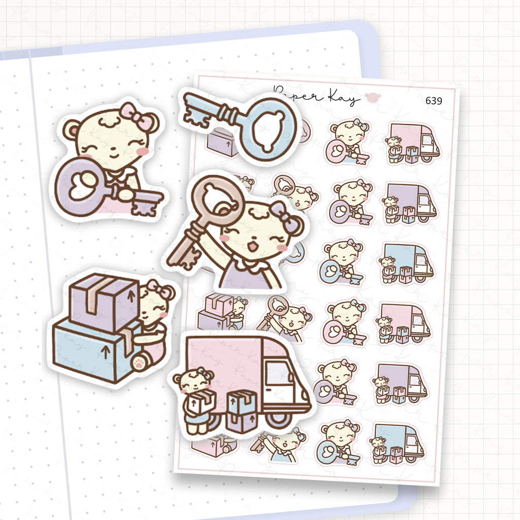 Zoomed in image of the doodles from a character planner sticker sheet.