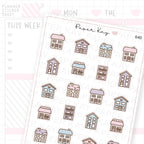Cute Home Planner Sticker Sheet