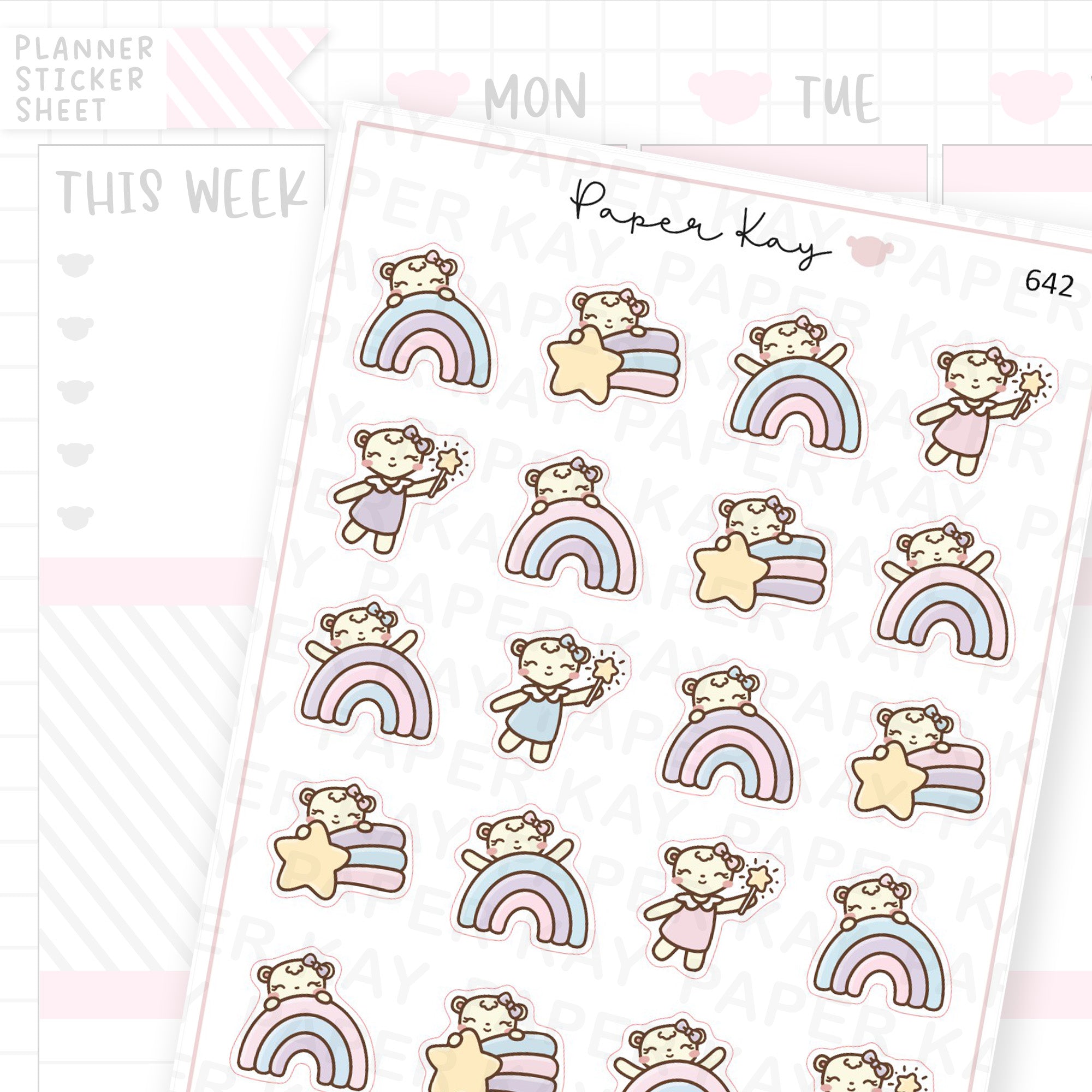 Hope and Wish Planner Sticker Sheet