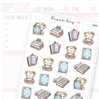 Winter Planning and Reading Planner Sticker Sheet