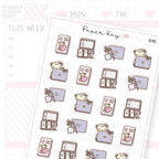Productivity Planner Sticker Sheet