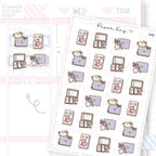 Productivity Planner Sticker Sheet