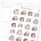 Self-care Comforts Planner Sticker Sheet