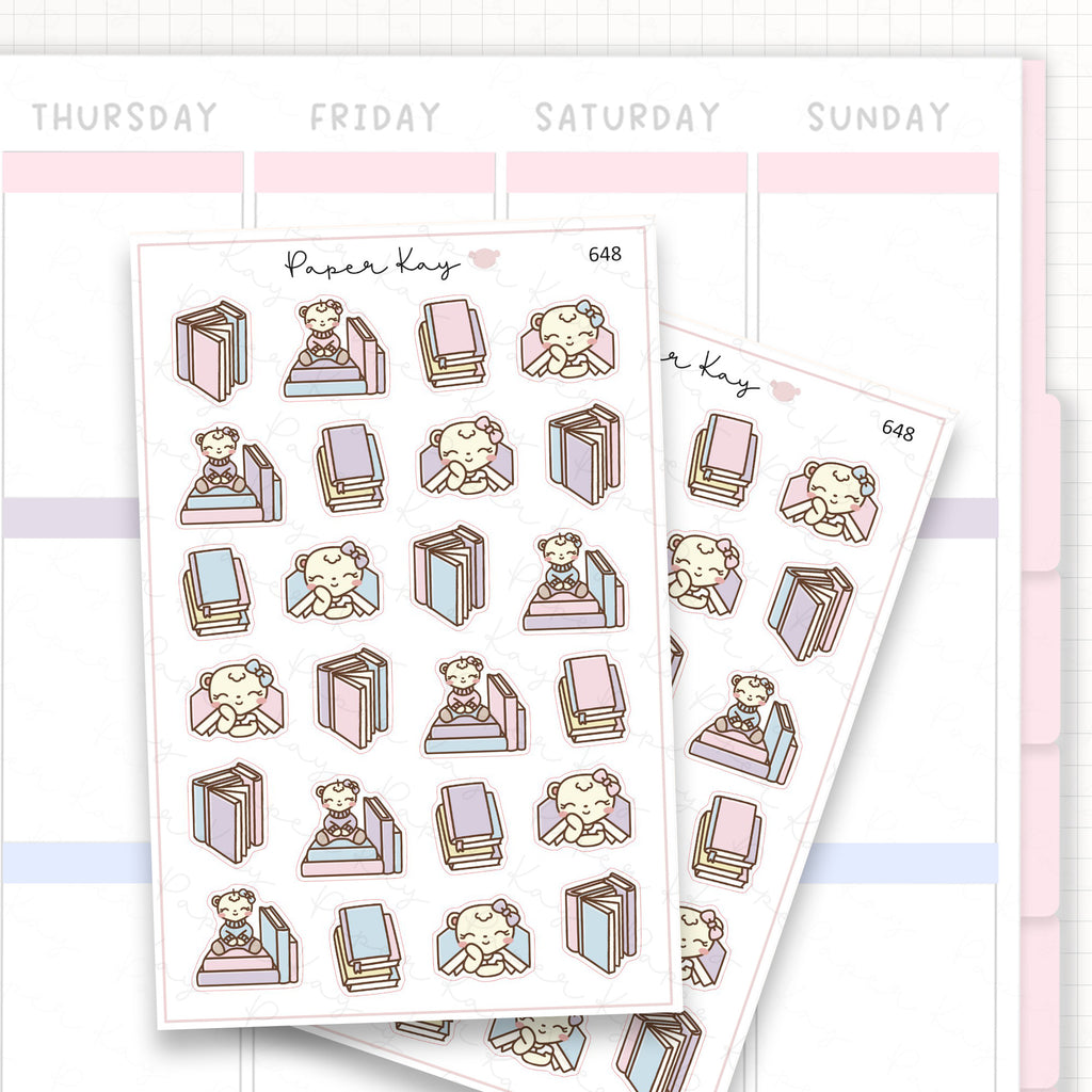 Sticker sheet product measurement.