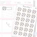 Handwriting Practice Planner Sticker Sheet