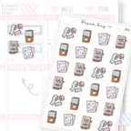 Winter Planner Things Planner Sticker Sheet