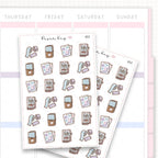 Sticker sheet product measurement.