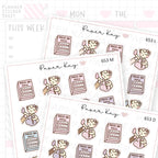 Press-on Nails Planner Sticker Sheet