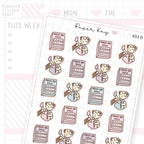 Press-on Nails Planner Sticker Sheet