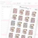 Press-on Nails Planner Sticker Sheet