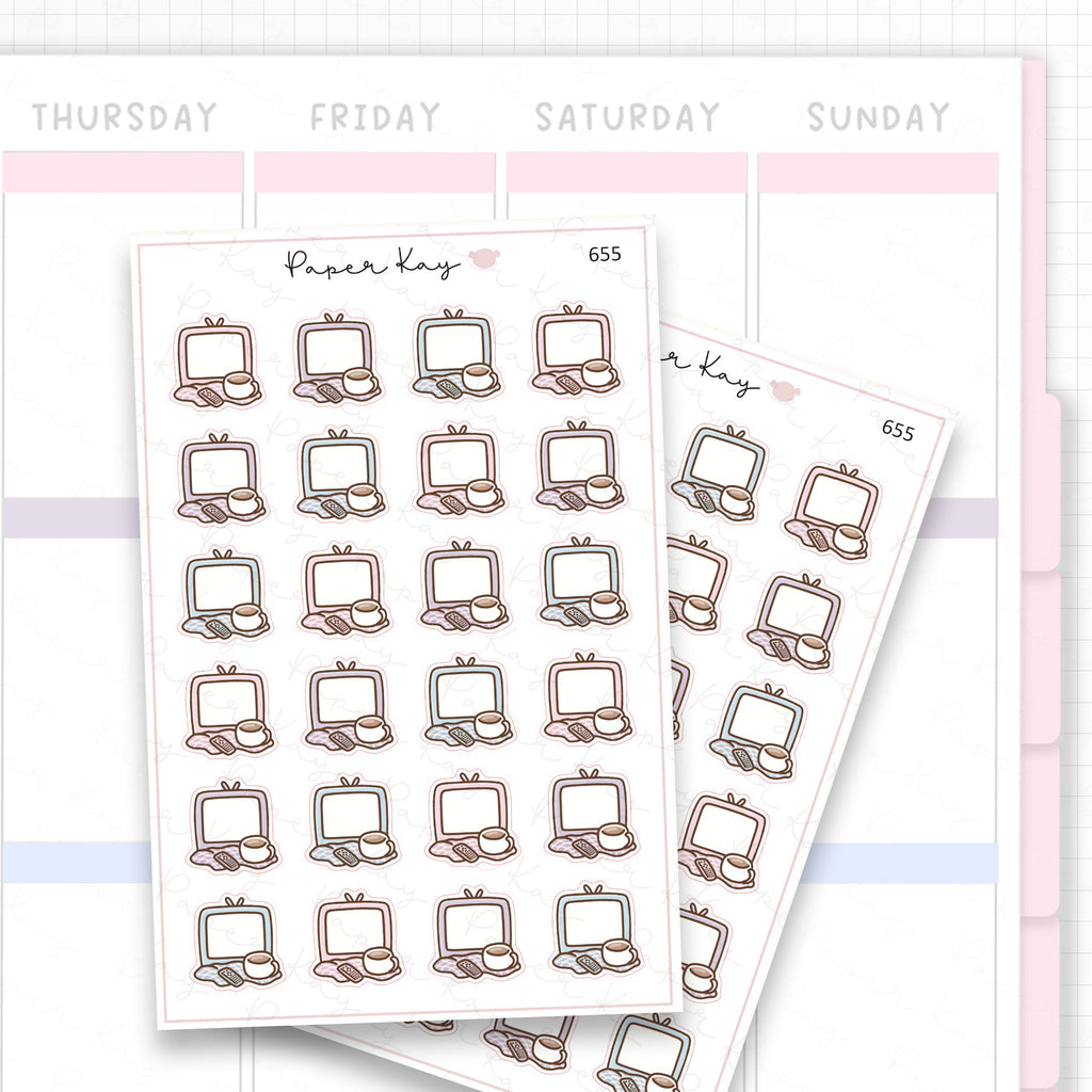 Sticker sheet product measurement.