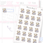 Frustrated on a Laptop Planner Sticker Sheet