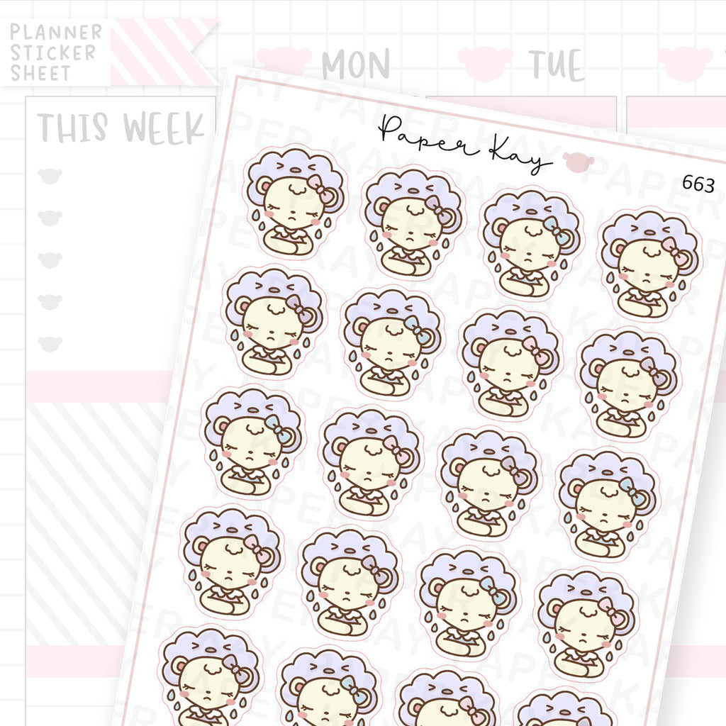 Looming Cloud Planner Sticker Sheet