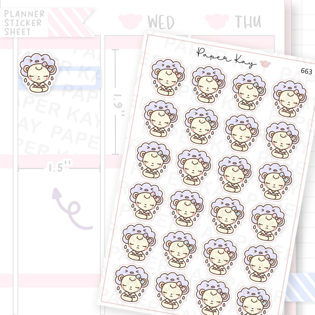 Looming Cloud Planner Sticker Sheet