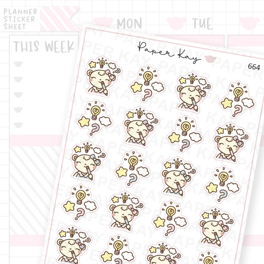 Idea Planning Planner Sticker Sheet