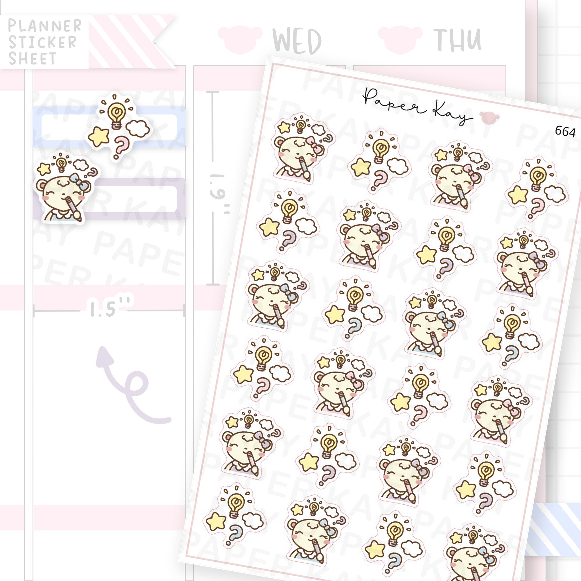 Idea Planning Planner Sticker Sheet