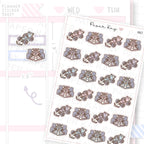 Race Car Planner Sticker Sheet